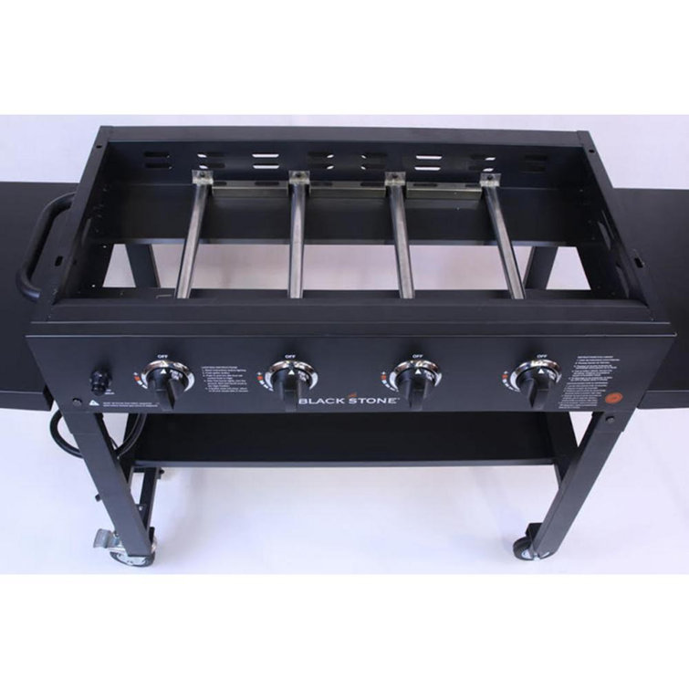 Blackstone 4 Burner Flat Top Liquid Propane 60000 BTU Gas Grill
